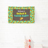 Welkom Taco Birthday Party Spandoek (Insitu)