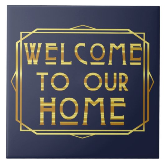 Welkom Tegeltje (Voorkant)