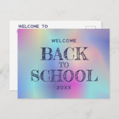 Welkom terug briefkaart (Voorkant / Achterkant)