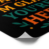 Welkom terug Ik ben blij dat je hier bent positiev Poster (Hoek)