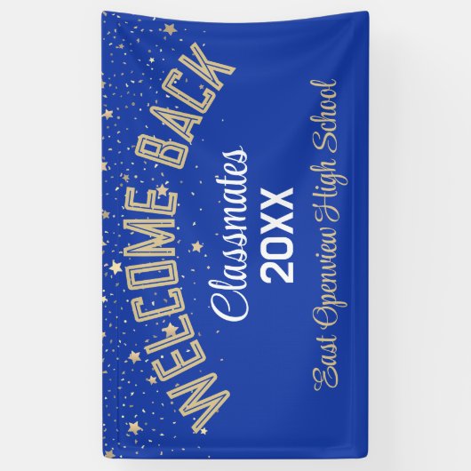 Welkom terug klasgenoten! banner voor aangepaste r (Verticaal)