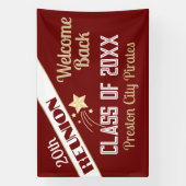 Welkom terug Klasgenoten Reünie Banner (Verticaal)