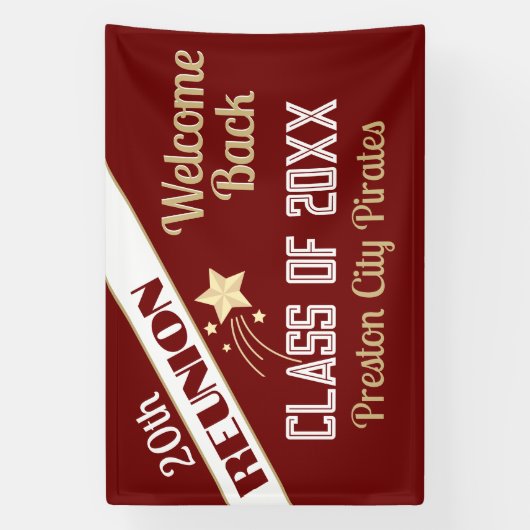 Welkom terug Klasgenoten Reünie Banner (Verticaal)