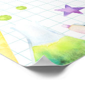 welkom terug naar de kleuterschool , kinder schatt poster (Hoek)