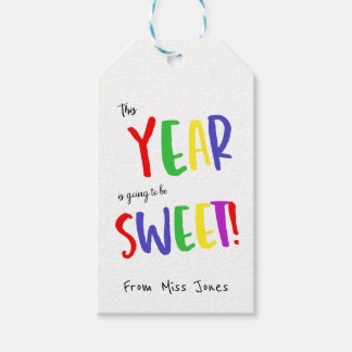 Welkom terug naar de Labels van de School, eerste Cadeaulabel