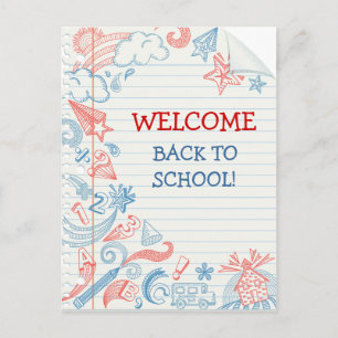 Welkom terug naar het Briefkaart van de School