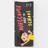 Welkom Terug naar School Banner - Klasse (Verticaal)