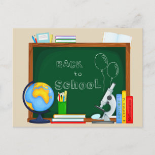 Welkom terug naar school briefkaart