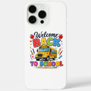 Welkom terug naar school Buschauffeur T-shirts Eer iPhone 16 Pro Max Hoesje
