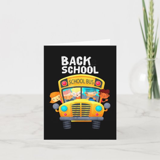 Welkom terug naar school Ik hou van mijn schoolvak Kaart (Voorkant)