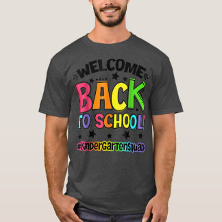 Welkom terug naar school Kindertuin Leerleraar Stu T-shirt