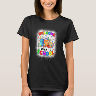 Welkom terug naar school klettenschool studenten t-shirt