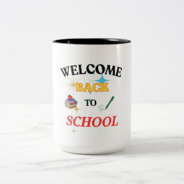 Welkom Terug naar School Mok - Leuke & kleurrijke