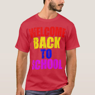 Welkom terug naar School T T-shirt voor docenten e