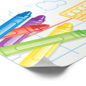 Welkom terug naar schoolbanner poster (Hoek)