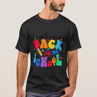 Welkom terug op de eerste dag van de schoolleraar t-shirt