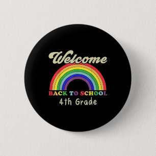 Welkom terug op school 4th Grade Teacher Student R Ronde Button 5,7 Cm