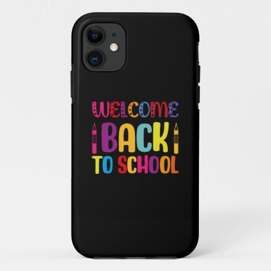 Welkom terug op school Case-Mate iPhone case (Achterkant)