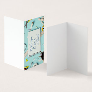 Welkom terug op school – Creatief Notitieboek Kaart