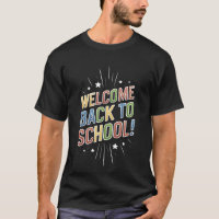 Welkom Terug Op School Docent Eerste Dag Van Schoo