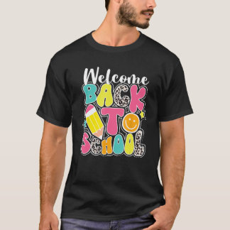 Welkom terug op school Eerste dag van de school Gr T-shirt