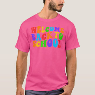 Welkom terug op school eerste dag van school 1 t-shirt