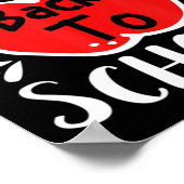 Welkom terug op school Fun Teachers Studenten Gift Poster (Hoek)