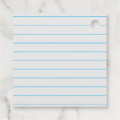 Welkom terug op school Label, docenten en studente Bedankjes Labels (Achterkant)