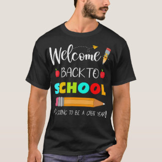 Welkom Terug Op School Leraren Studenten Eerst T-shirt