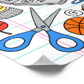 Welkom terug op school poster (Hoek)