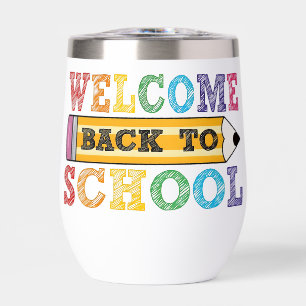 Welkom terug op school – Potlood Illustratie