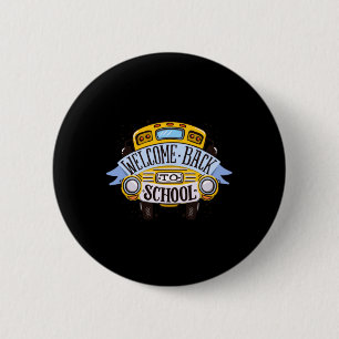 Welkom terug op school ronde button 5,7 cm