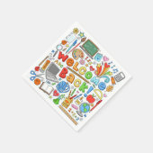 Welkom terug op school servet (Hoek)