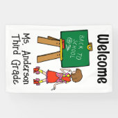 Welkom terug op school spandoek (Horizontaal)