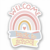 Welkom terug op school sticker (Voorkant)