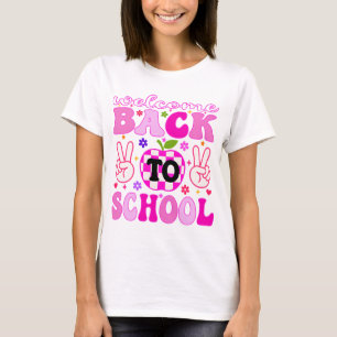 Welkom terug op school, terug naar school t-shirt