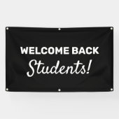Welkom terug Studenten  Outdoor Banner (Horizontaal)
