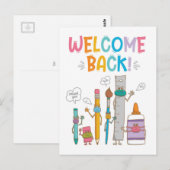 Welkom terug (verticaal) - Briefkaart (Voorkant / Achterkant)