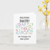 Welkom terug, zo blij u te zien, Kaart (Gele Bloem)