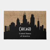 Welkom Texture Burlap - Chicago Deurmat (Voorkant)