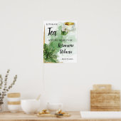 Welkom Thee Bruidsmeisje Uitnodiging Tropisch Palm Poster (Keuken)