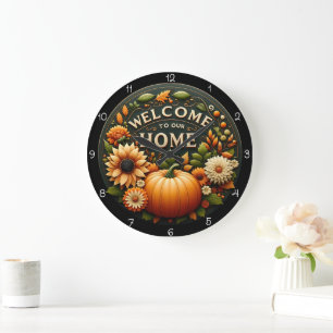 Welkom Thuis Bloemenkurk Herfst Grote Klok