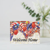 Welkom thuis briefkaart (Staand voorkant)