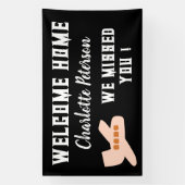 Welkom thuis Cute Custom Spandoek (Verticaal)