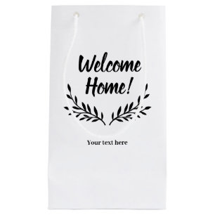 Welkom thuis gepersonaliseerde cadeau goodie tasse klein cadeauzakje