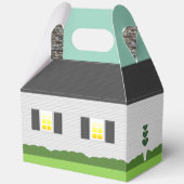 Welkom thuis Gepersonaliseerde housewarming Bedankdoosjes (Achterkant)