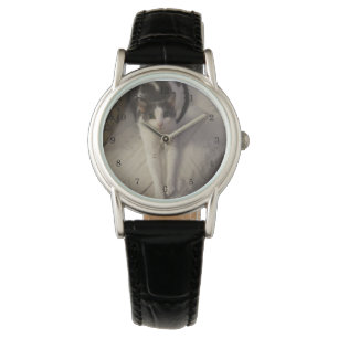 Welkom thuis, ik heb op je gewacht! Kat Horloge