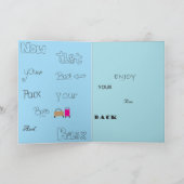 Welkom thuis kaart (Binnen)