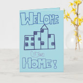 Welkom thuis kaart (Gele Bloem)