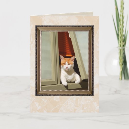 Welkom Thuis Kattenkaart Kaart (Voorkant)